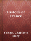 Cover image for History of France